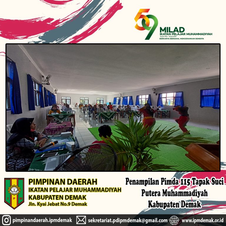 PD IPM Demak Selenggarakan TURBA di SMK Muhammadiyah 5 Mijen