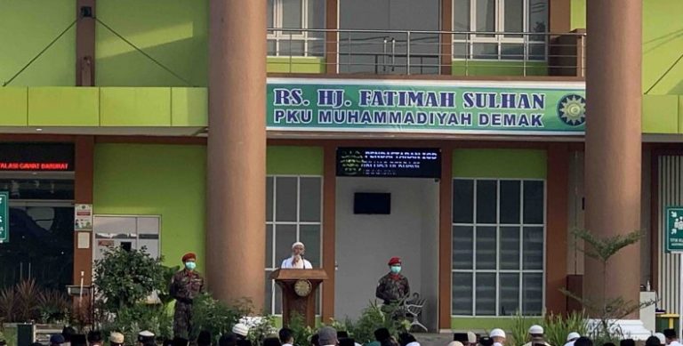 PCM Demak Kota Gelar Sholat Idul Fitri 1442 H dengan Penerapan Protokol Kesehatan Ketat