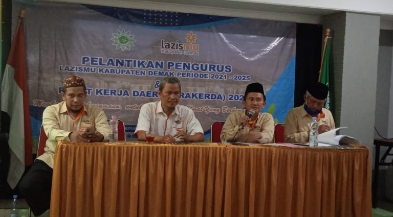 Gelar RAKERDA Lazismu Demak  Targetkan 3,5 M di Tahun 2022