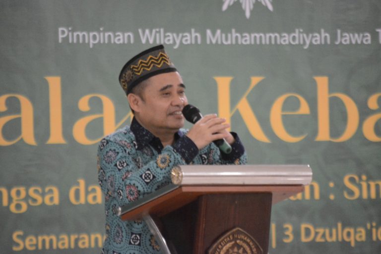 Syawalan Kebangsaan PWM Jateng, KH. Tafsir : Tanpa Kekuasaan Dakwah Tidak Lancar