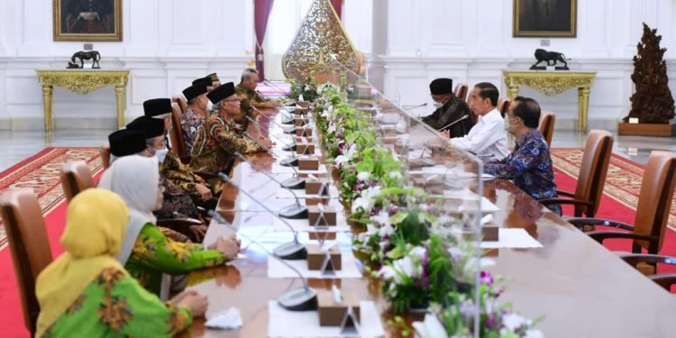 Presiden Joko Widodo Terima Pimpinan Pusat Muhammadiyah