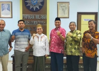 Siapkan Kejuaraan PSHW se Jawa Tengah, PSHW se Solo Raya Sowan ke Ketua PWM Jawa Tengah