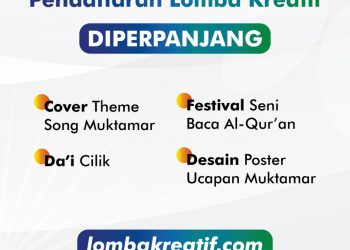 Lomba Kreatif Muktamar Diperpanjang Hingga 16 Oktober