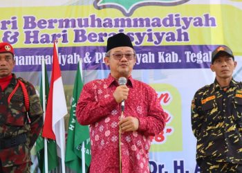 Dikawal KOKAM dan Banser, Abdul Mu’ti Menyampaikan Pentingnya Kebersamaan dan Pendidikan