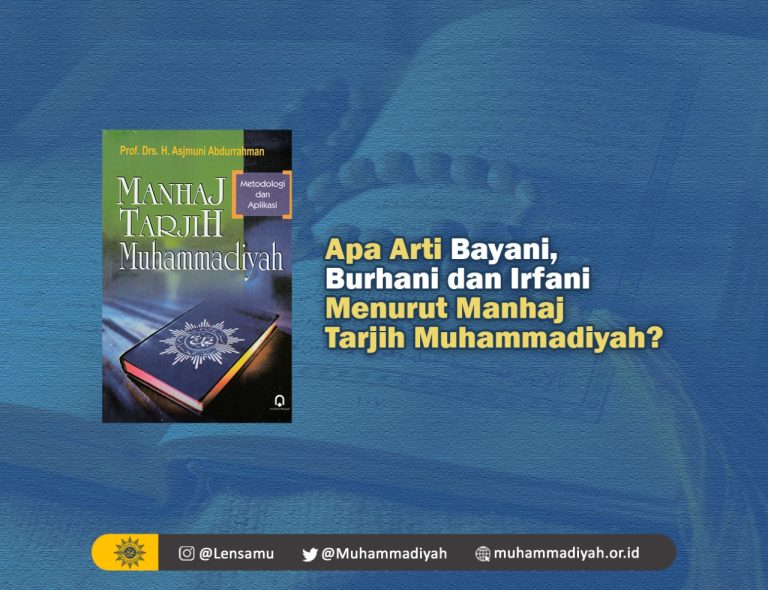 Apa Arti Bayani, Burhani dan Irfani Menurut Manhaj Tarjih Muhammadiyah?