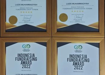Empat Penghargaan Diborong Lazismu Dalam Ajang IFA Award 2022