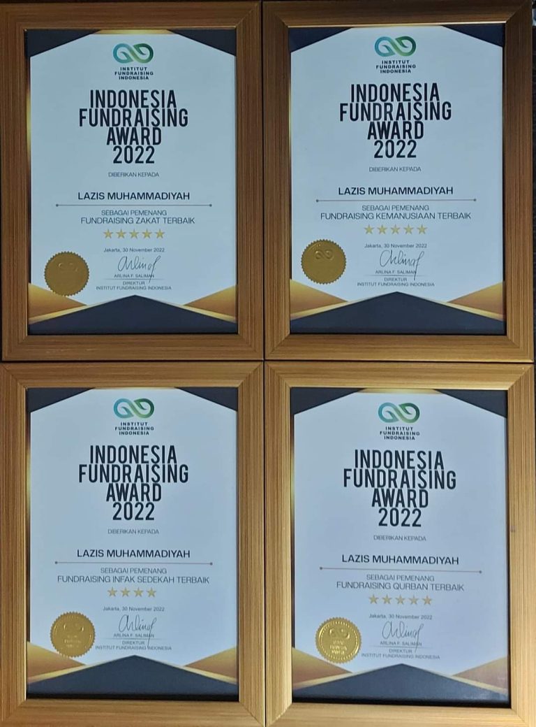 Empat Penghargaan Diborong Lazismu Dalam Ajang IFA Award 2022