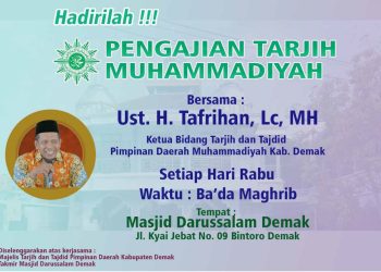 Pengajian Tarjih Muhammadiyah PDM Demak