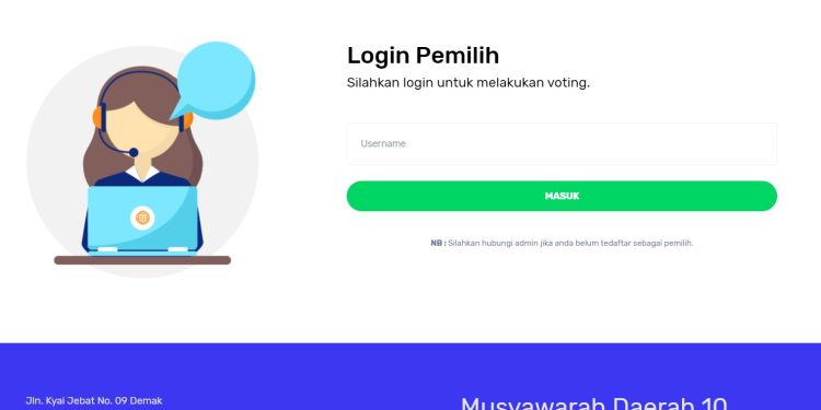 RESMI! Musyda ke 10 Muhammadiyah Demak Gunakan Sistem E-Voting dalam Pemilihan