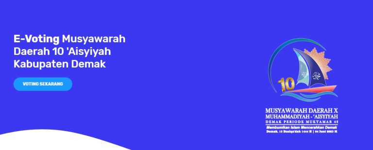 Berkemajuan !, Aisyiyah Demak Gunakan E-Voting dalam Musyda ke 10
