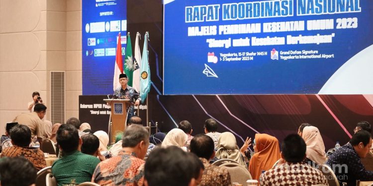 Buka Rakornas MPKU, Haedar: Kesehatan Bukan Industri, Tapi Hak Semua Manusia
