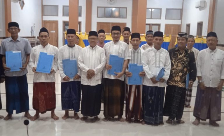 Resmi Dikukuhkan berikut Pengurus Musala Al Manhaj Perum Wijaya Kusuma II Periode 2022-2027