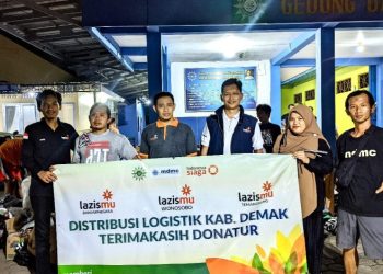 Wujud Taawun pada Sesama, Lazismu Wonosobo Kirim Satu Truk Bantuan ke Demak