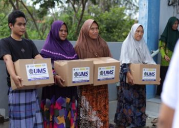 Bantuan Luar Biasa! Rombongan UMS Sambangi Demak yang Terdampak Banjir