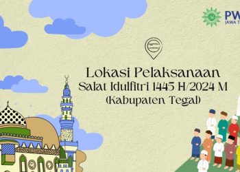 Lokasi, Khatib, dan Imam Salat Idulfitri Kabupaten Tegal Tahun 2024