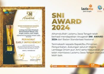 Sejarah Baru! Lazismu Jateng Raih SNI Award 2024, Bukti Profesionalisme Zakat di Indonesia