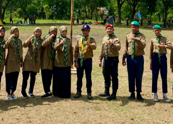 Perkemahan Giat Pandu Pengenal Madrasah Muhammadiyah Al-Manar Sukses Digelar di Buper Ronggo Kusumo Kudus