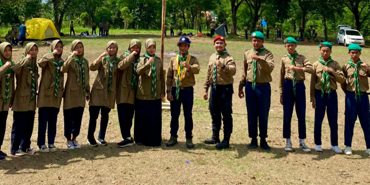 Perkemahan Giat Pandu Pengenal Madrasah Muhammadiyah Al-Manar Sukses Digelar di Buper Ronggo Kusumo Kudus