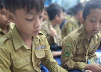 SD MUSAPUGA Tetap Laksanakan Pembiasaan Pagi di Tengah Asesmen Akhir Semester