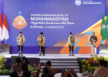 Di Depan Presiden Prabowo, Haedar Nashir Soroti Kemakmuran untuk Semua dalam Milad ke-112