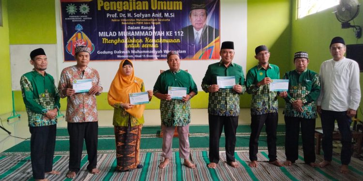 PCM Wonosalam Gelar Kegiatan Bersama RS Hj Fatimah Sulhan PKU Muhammadiyah Demak Sambut Milad Muhammadiyah dan Aisyiyah ke-112