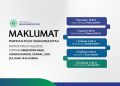 Maklumat Pimpinan Pusat Muhammadiyah Tentang Penetapan Hasil Hisab Ramadan, Syawal, dan Zulhijah 1446 H