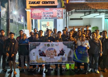 Bikersmu Chapter Kudus dan Lazismu Kudus Gelar Sahur On The Road, Tebar Berkah di Bulan Ramadan