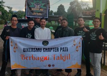 BikersMu Chapter Pati Berbagi Takjil Bersama LazisMu dan Pemuda Muhammadiyah