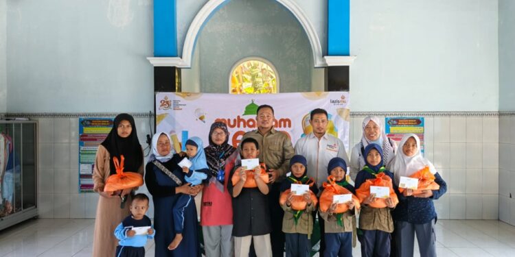 Berbagi Kebahagiaan Muharram Lazismu Demak Santuni Anak-Anak Yatim Piatu