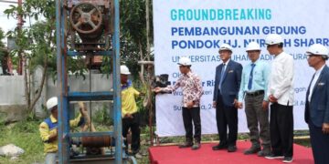 Pondok Hajjah Nuriyah Shabran UMS Bangkit Lagi: Groundbreaking Gedung Baru Warnai Milad ke-67 UMS