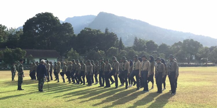 Hizbul Wathan dan Tapak Suci Demak Gembleng Kader di Danyonzipur 4/TK Semarang