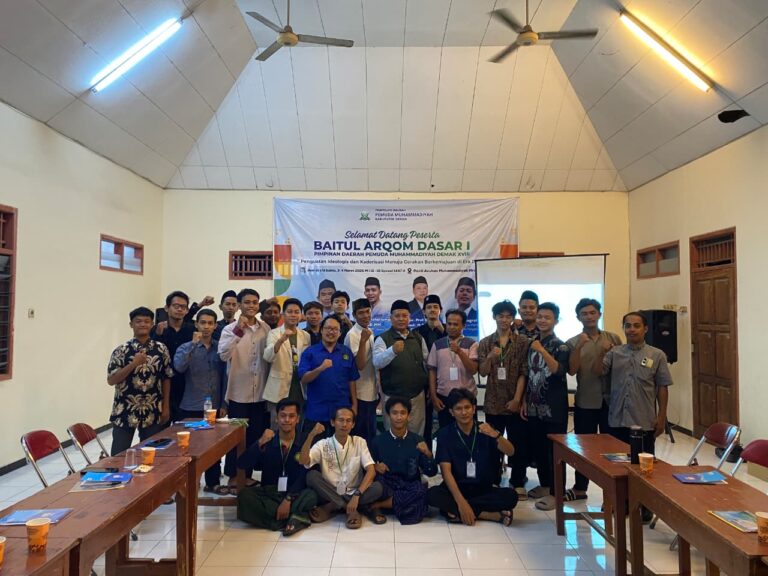 Siapkan Kader Profesional Berdampak di Abad 21, Pemuda Muhammadiyah Demak Gelar Baitul Arqam Dasar