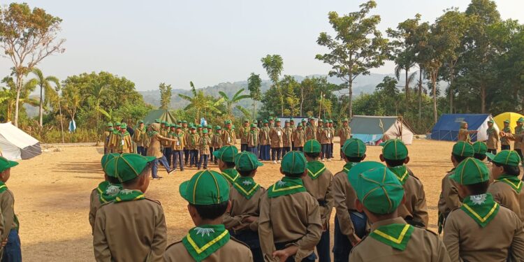 Semangat “Bakti untuk Negeri” Menyala di Bumi Perkemahan Abiyoso: Pandu Hizbul Wathan Al-Manar Kenduren Gelar Kemah Pandu Pengenal
